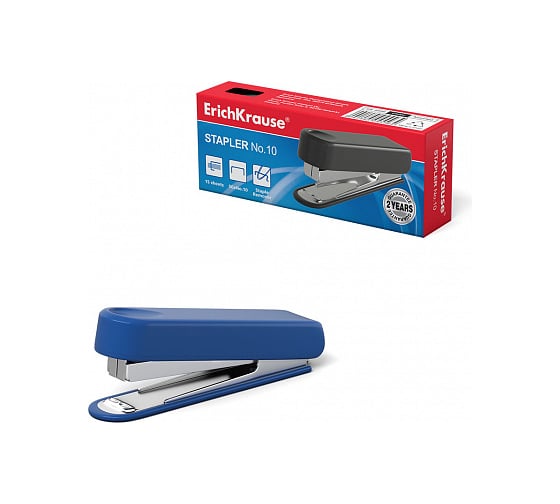 Изображение товара Степлер ErichKrause №10 до 15 листов, ассорти 4556