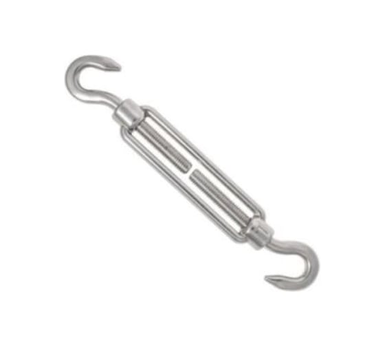 Изображение товара Талреп крюк-крюк для натяжения тросов и цепей DIN 1480 оцинкованная сталь М6, 5 шт. ARNO INDUSTRIES AFJ100600031G98