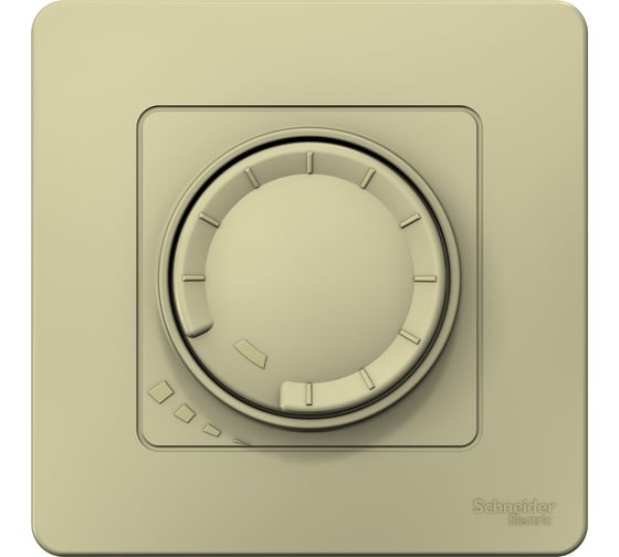 Изображение товара Поворотно-нажимной светорегулятор диммер Systeme Electric Blanca скрытой установки Бежевый 400ВТ BLNSS040017