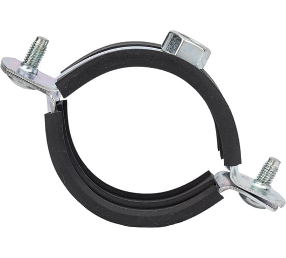 Изображение товара Хомут 1/2 для труб для крепления трубопровода 1 дюйма шпилька 8х80 дюбель оцинкованный металл 48-52 мм, 5 шт. ARNO INDUSTRIES AM311504853200Ф