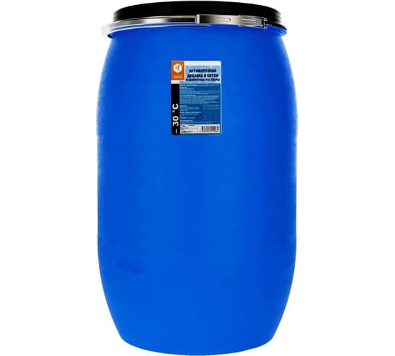 Изображение товара Антиморозная добавка в бетон APIS (-30 градусов; бочка; 150 кг) 4665296516923