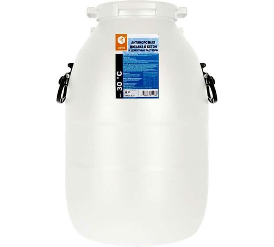 Изображение товара Антиморозная добавка в бетон APIS (-30 градусов; бидон; 60 кг) 4665296516916