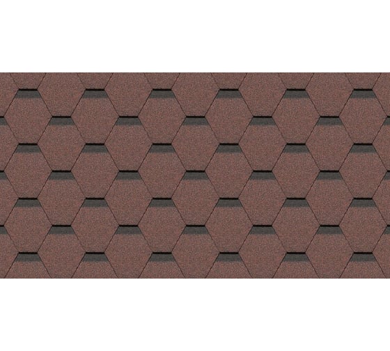 Изображение товара Гибкая черепица DOCKE PIE STANDARD СОТА красный ZRSM-1114