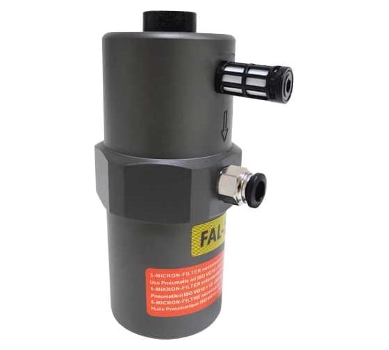 Изображение товара Пневматический поршневой вибратор XSON с открытым штоком, рабочее давление: 2...6 бар, частота: 1080…1990 Гц, сила вибрации: 205…655 H, потреб. воздуха: 75…350 л/мин, раб. темп: -10…+80 С, присоединение: G 1/4 -FAL-35  XSON-FAL-35