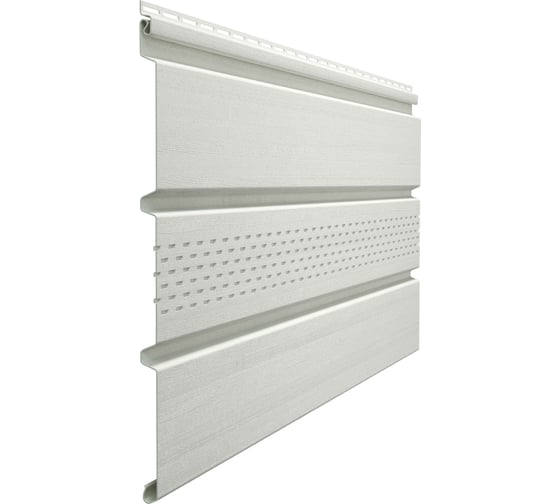 Изображение товара Софит с центральной перфорацией  DOCKE STANDARD пломбир PSSF-1044