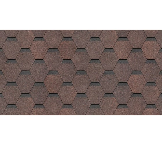 Изображение товара Гибкая черепица DOCKE PIE STANDARD СОТА коричневый ZRSM-1023