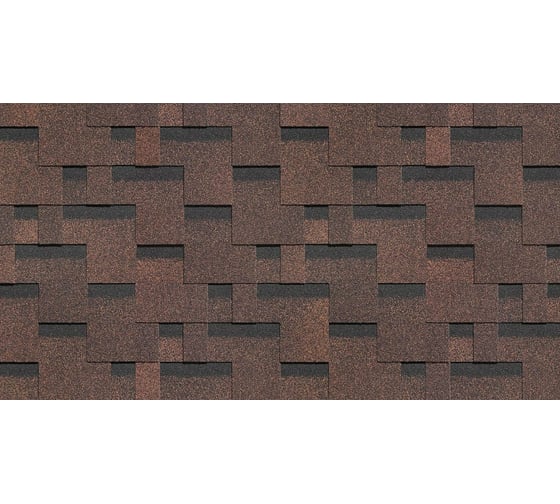 Изображение товара Гибкая черепица DOCKE PIE STANDARD ТЕТРИС коричневый ZRST-1023