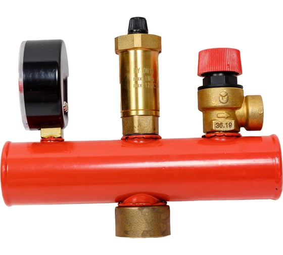 Изображение товара Группа безопасности котла Capricorn 3 bar красный 94000-185-52-35-08