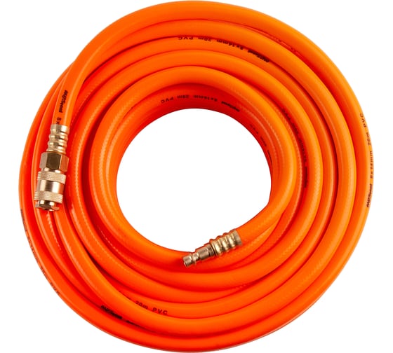 Изображение товара Шланг пневматический PVC 8x14 мм, с быстросъемными фитингами, 20 м AV Steel AV-700220