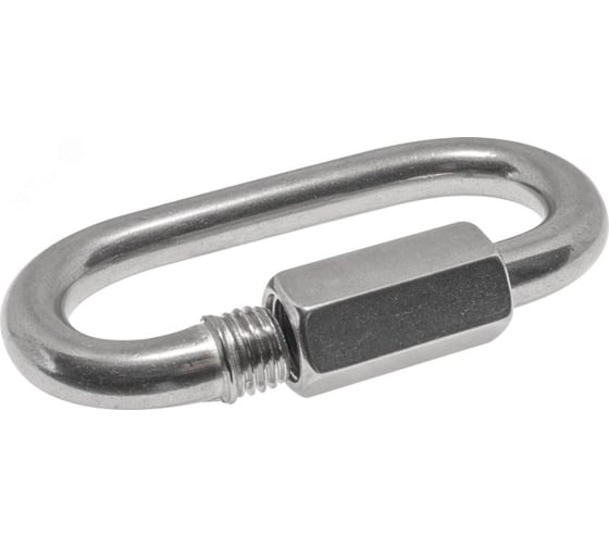 Изображение товара Карабин винтовой для соединения и фиксации тросов и цепей, 3 мм, 5 шт., нержавеющая сталь А2-70 ARNO INDUSTRIES A4B530300091N07