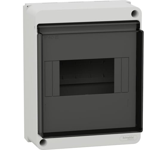 Изображение товара Бокс навесной с прозрачной дверцей Systeme Electric (Schneider Electric) City9 Box 6 модулей EZ9EAB106