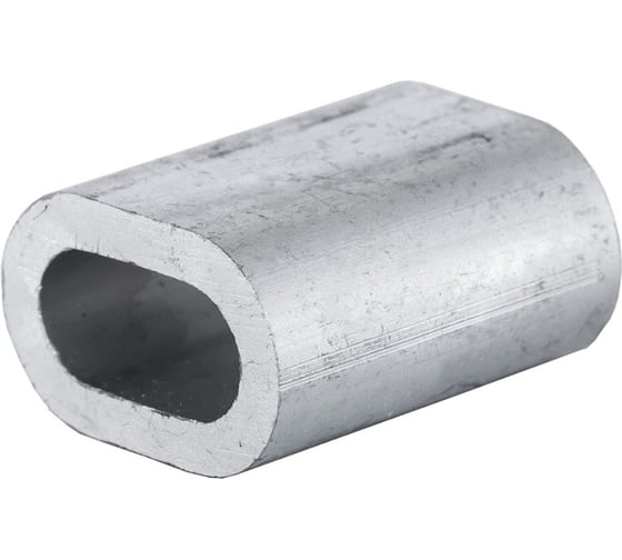 Изображение товара Зажим для троса алюминиевый для фиксации и соединения стальных канатов DIN 3093, 4 мм, 15 шт. ARNO INDUSTRIES AF1500400003007