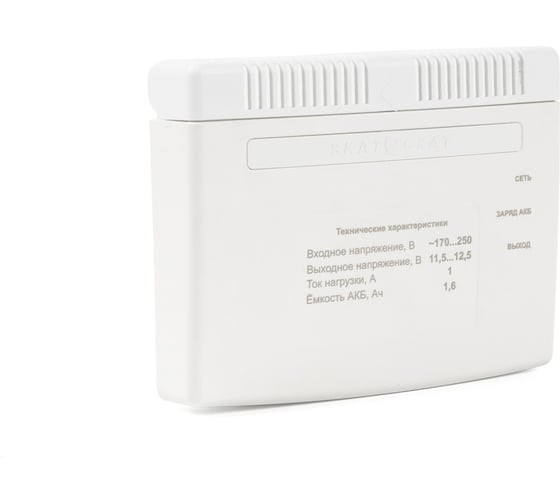 Изображение товара Источник бесперебойного питания СКАТ 1200А LI-ION ( ИБП-12/1-1,6/LI) 262