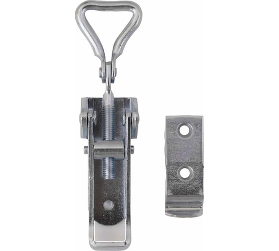 Изображение товара Замок для ящика VORMANN с регулирующим винтом, с выгнутой ответной частью 92/123х32 мм, оцинкованный 01203000/9018