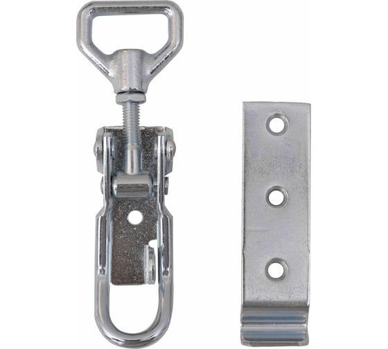 Изображение товара Замок для ящика VORMANN с регулирующим винтом, с выгнутой ответной частью 125/145х47 мм, оцинкованный 01205000/9030