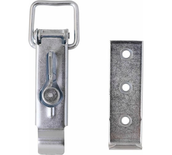 Изображение товара Замок для ящика VORMANN с задвижкой, с прямой ответной частью 110х37 мм, оцинкованный 01206105/8025