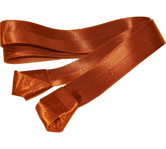 Изображение товара Ремешок для переноски ковриков и валиков Larsen PS, 160x3.8 см, коричневый, полиэстер 4690222171358