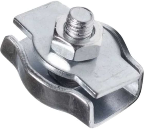 Изображение товара Соединитель троса одинарный SIMPLEX для соединения стальных тросов, 4 мм, 15 шт., оцинкованное покрытие ARNO INDUSTRIES AF1700400031G07