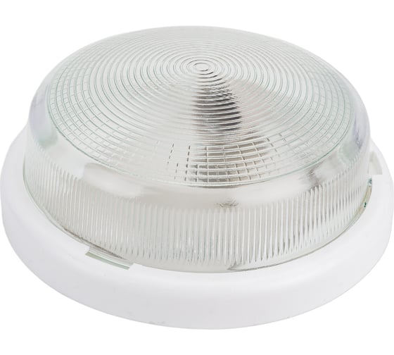 Изображение товара Светильник с ободком ЭРА НБО 05100001 Рондо пластик/стекло E27 max 100Вт круг белый Б0053071