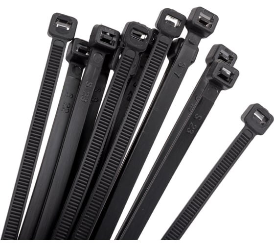 Изображение товара Хомуты Navigator NCT-048-450-100-BL 100 шт./уп. 80821