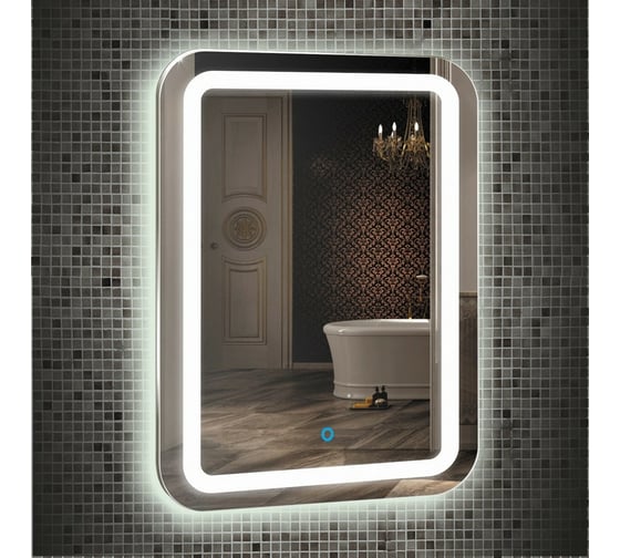 Изображение товара Зеркало MIXLINE "Мальта" 550х800 сенсорный выключатель, светодиодная подсветка 533672