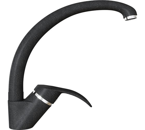 Изображение товара Смеситель для кухни MIXLINE 35к ML-GS02 343 антрацит, высокий излив 547672