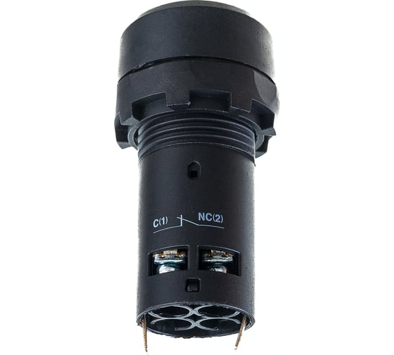 Изображение товара Кнопка Navigator NBI-B-09-G зеленая, с подсветкой, d22мм, 230В, NO+NC 82821