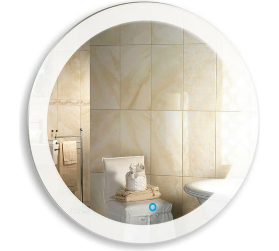 Изображение товара Зеркало MIXLINE "Перла" D770 сенсорный выключатель, светодиодная подсветка 530908