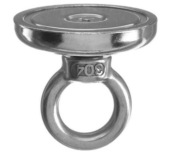 Изображение товара Неодимовый магнит с петлёй для авто Cartage диаметр 42 мм, сцепление 61 кг 5180108