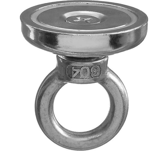 Изображение товара Неодимовый магнит с петлёй для авто Cartage диаметр 36 мм, сцепление 41 кг 5180107