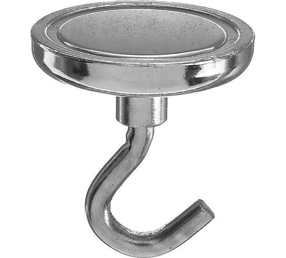 Изображение товара Неодимовый магнит с крючком для авто Cartage диаметр 42 мм, сцепление 31 кг 4790152