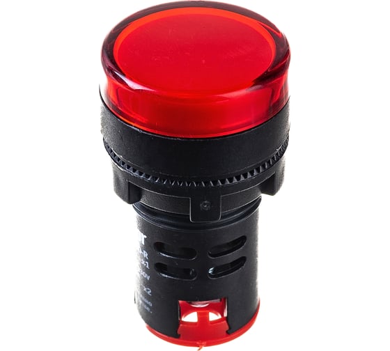 Изображение товара Индикаторная лампа Navigator NBI-I-AD22-230-R красная, d22мм, 230В AC/DC 82801