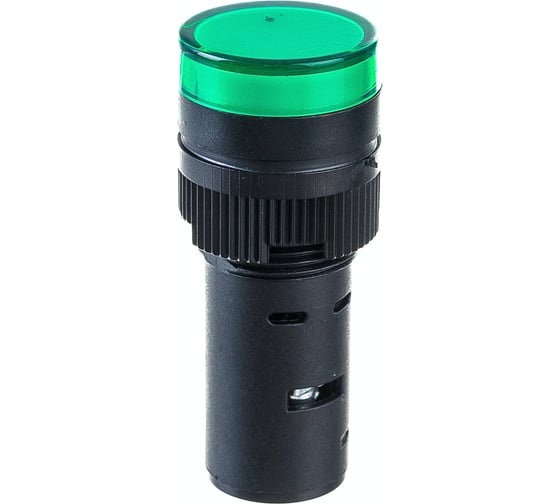 Изображение товара Индикаторная лампа Navigator NBI-I-AD16-230-G зеленая, d16мм, 230В AC/DC 82803