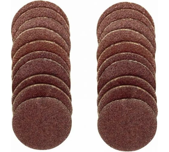 Изображение товара Круг шлифовальный (20 шт; 18 мм; К120 и К150) Proxxon 28983