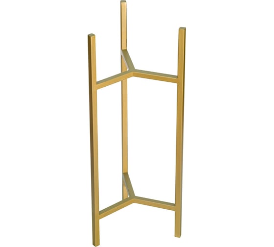 Изображение товара Подставка для цветов GreenWeen Trinity 60 золотая GW-T60G