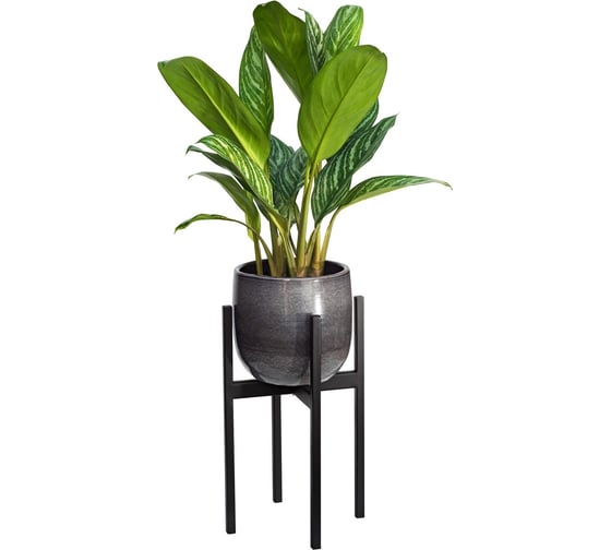 Изображение товара Подставка для цветов GreenWeen Oxalis 40 черная GW-O40B