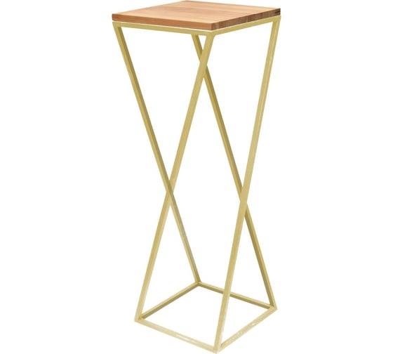 Изображение товара Столик под кашпо GreenWeen Loft 100 золотой GW-L100G