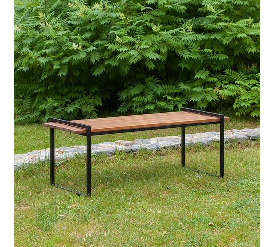 Изображение товара Уличная скамья GreenWeen FJORD черная GW-FJORD-B-W