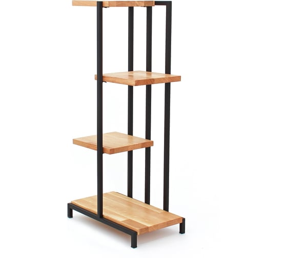 Изображение товара Стеллаж-подставка под кашпо GreenWeen Loft 5 черная GW-L5-80B