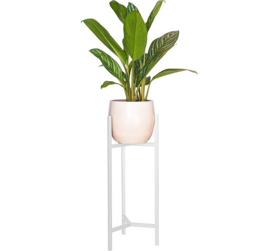 Изображение товара Подставка для цветов GreenWeen Trinity 60 белая GW-T60W