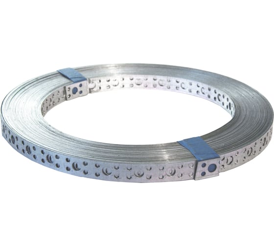 Изображение товара Лента перфорированная монтажная прямая для крепления и фиксации оцинкованная сталь 12х0,75 мм, 25 м. ARNO INDUSTRIES AJМ00012083П599