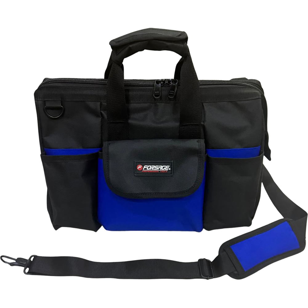 Изображение товара Сумка для инструментов Forsage F-KBAG16 с множеством карманов и пластиковым дном
