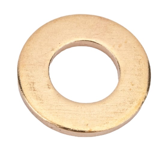Изображение товара Круглая шайба без фаски DINFIX DIN 125А, латунь, М10, 10 шт. 00-00001736