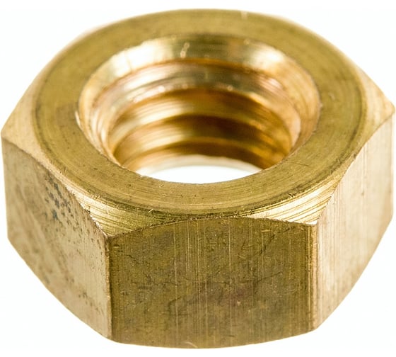 Изображение товара Шестигранная гайка DINFIX DIN 934, латунь, М8, 10 шт. 00-00001726