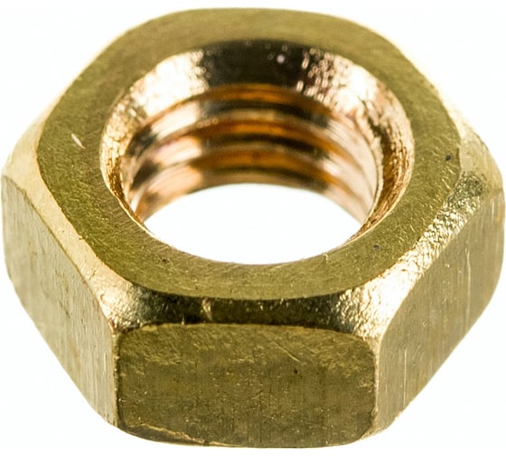Изображение товара Шестигранная гайка DINFIX DIN 934, латунь, М5, 10 шт. 00-00001723