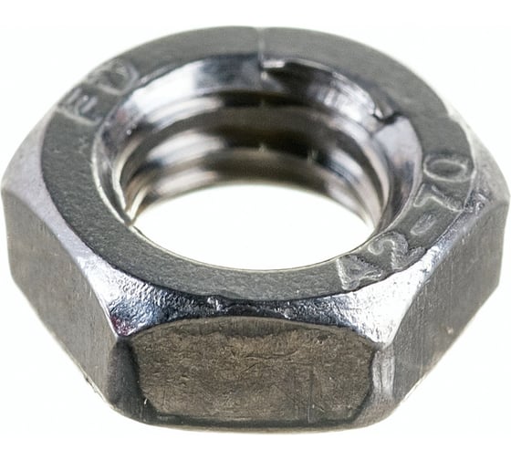 Изображение товара Гайка из нержавеющей стали DINFIX DIN 934, А2, М6, 50 шт. 00-00001796