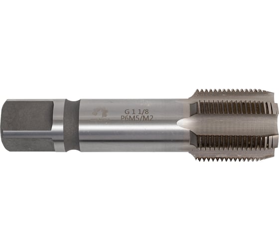 Изображение товара Трубный метчик WOLFSTAR м/р G1 1/8" P6M5/M2 ГОСТ 3288-81 ta00451