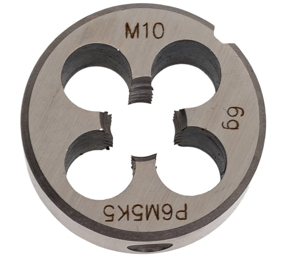 Изображение товара Плашка с кобальтом WOLFSTAR М10,0x1,5 P6M5K5/M35 ГОСТ 9740-71 dh00044