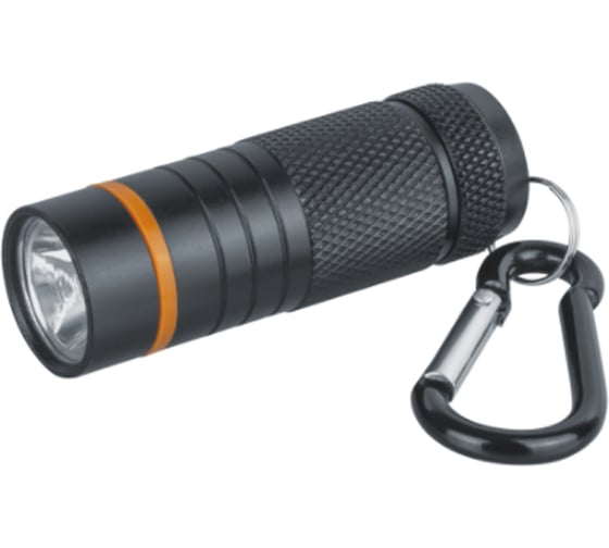 Изображение товара Фонарь Navigator NPT-KC08-BL-4LR44 брелок, алюминий, 1LED, 1Вт, 1 режим, черный 82314