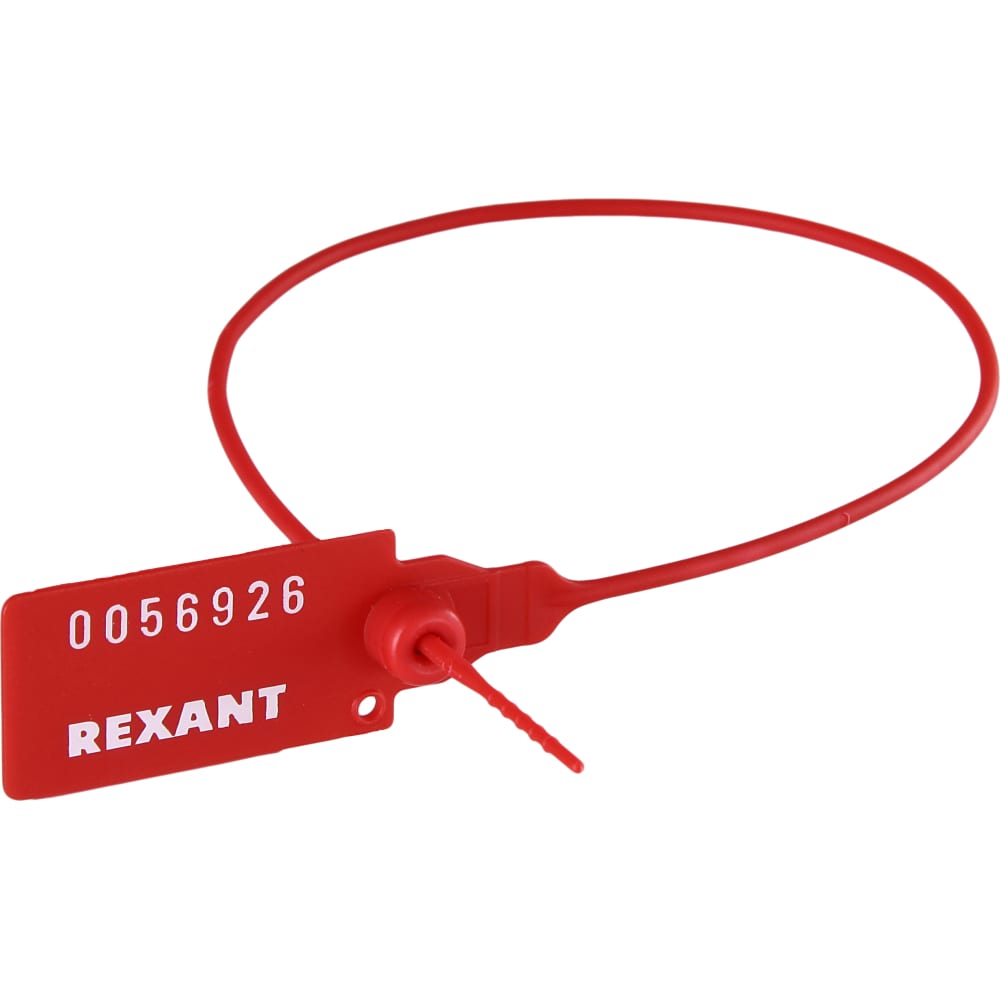 Пластиковая номерная пломба для опечатывания REXANT